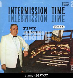 Tiny James - temps d'entracte - Vintage Vinyl Album Banque D'Images