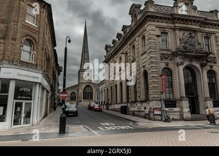 Southampton, Royaume-Uni 30 août 2021 : la vieille ville au centre Banque D'Images