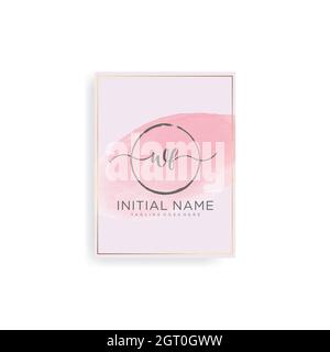 Lettre initiale avec Royal Template.Elegant avec logo de couronne vecteur, illustration Creative Lettering logo Vector. Illustration de Vecteur