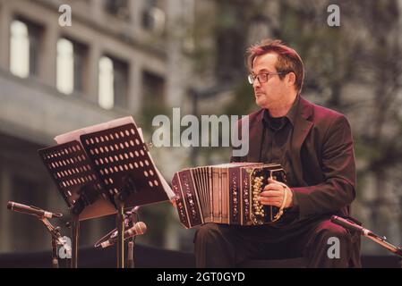 25 septembre 2021, Argentine, Buenos Aires: Lors de la dernière manche du Championnat du monde de Tango. Banque D'Images