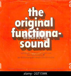 La fonctionna-Sound originale (Gershon Kingsley - Gruco küche, Allemagne) - Vintage Vinyl Record Cover Banque D'Images