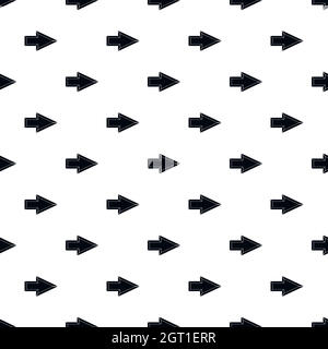 Modèle de flèche, le style simple Illustration de Vecteur