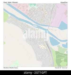 Pont-Saint-Vincent, Meurthe et Moselle, France, Grand est, N 48 36' 18'', E 6 5' 54'', carte, carte intemporelle publiée en 2021.Les voyageurs, les explorateurs et les aventuriers comme Florence Nightingale, David Livingstone, Ernest Shackleton, Lewis et Clark et Sherlock Holmes se sont appuyés sur des cartes pour planifier leurs voyages dans les coins les plus reculés du monde. Timeless Maps dresse la carte de la plupart des sites du monde, montrant ainsi la réalisation de grands rêves Banque D'Images