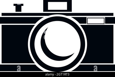 Icône Photocamera, style simple. Illustration de Vecteur
