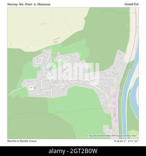 Norroy-lès-Pont-à-Mousson, Meurthe et Moselle, France, Grand est, N 48 56' 5'', E 6 1' 50'', carte, carte intemporelle publiée en 2021.Les voyageurs, les explorateurs et les aventuriers comme Florence Nightingale, David Livingstone, Ernest Shackleton, Lewis et Clark et Sherlock Holmes se sont appuyés sur des cartes pour planifier leurs voyages dans les coins les plus reculés du monde. Timeless Maps dresse la carte de la plupart des sites du monde, montrant ainsi la réalisation de grands rêves Banque D'Images