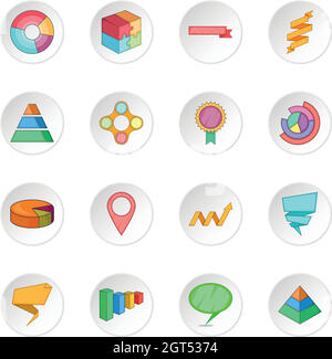 Conception infographique icons set Illustration de Vecteur
