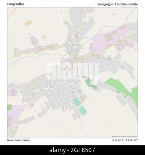 Fougerolles, haute-Saône, France, Bourgogne-Franche-Comté, N 47 53' 7'', E 6 24' 16'', carte, carte intemporelle publiée en 2021.Les voyageurs, les explorateurs et les aventuriers comme Florence Nightingale, David Livingstone, Ernest Shackleton, Lewis et Clark et Sherlock Holmes se sont appuyés sur des cartes pour planifier leurs voyages dans les coins les plus reculés du monde. Timeless Maps dresse la carte de la plupart des sites du monde, montrant ainsi la réalisation de grands rêves Banque D'Images