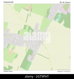 Cheptainville, Essonne, France, Île-de-France, N 48 33' 3'', E 2 16' 35'', carte, carte intemporelle publiée en 2021.Les voyageurs, les explorateurs et les aventuriers comme Florence Nightingale, David Livingstone, Ernest Shackleton, Lewis et Clark et Sherlock Holmes se sont appuyés sur des cartes pour planifier leurs voyages dans les coins les plus reculés du monde. Timeless Maps dresse la carte de la plupart des sites du monde, montrant ainsi la réalisation de grands rêves Banque D'Images