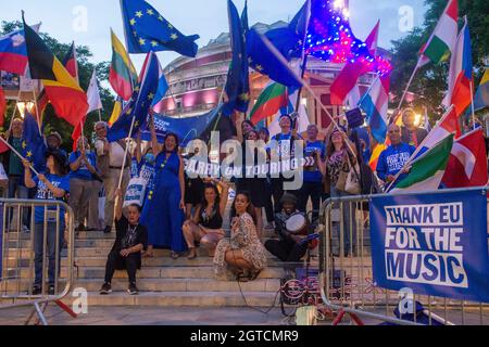 11 septembre 2021 - Londres, Angleterre - événement « Merci pour la musique » et « Laissez la musique bouger » au Royal Albert Hall, la dernière nuit des Proms de la BBC. Banque D'Images