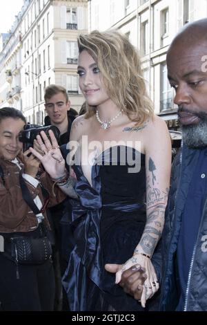 Paris, France. 02 octobre 2021. Paris Jackson participation au spectacle Viviane Westwood dans le cadre de la semaine de la mode de Paris vêtements pour femmes Printemps/été 2022 à Paris, France, le 02 octobre 2021. Photo d'Aurore Marechal/ABACAPRESS.COM crédit: Abaca Press/Alay Live News Banque D'Images
