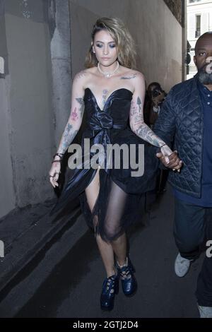 Paris, France. 02 octobre 2021. Paris Jackson participation au spectacle Viviane Westwood dans le cadre de la semaine de la mode de Paris vêtements pour femmes Printemps/été 2022 à Paris, France, le 02 octobre 2021. Photo d'Aurore Marechal/ABACAPRESS.COM crédit: Abaca Press/Alay Live News Banque D'Images