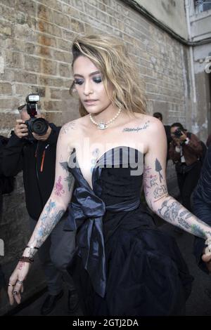 Paris, France. 02 octobre 2021. Paris Jackson participation au spectacle Viviane Westwood dans le cadre de la semaine de la mode de Paris vêtements pour femmes Printemps/été 2022 à Paris, France, le 02 octobre 2021. Photo d'Aurore Marechal/ABACAPRESS.COM crédit: Abaca Press/Alay Live News Banque D'Images