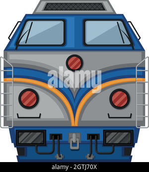 Motif train gris sur fond blanc Illustration de Vecteur