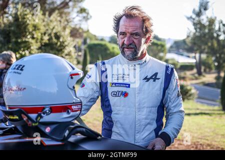 DE GROODT Stéphane (bel), COURS DE CHAZEL TECHNOLOGIE, portrait lors de la 5ème partie de la coupe Alpine Europa 2021, du 1er au 3 octobre 2021 sur le circuit Paul Ricard, au Castellet, France - photo Marc de Mattia / DPPI Banque D'Images