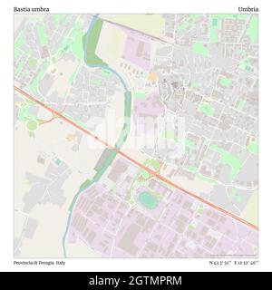 Bastia umbra, Provincia di Pérouse, Italie, Ombrie, N 43 3' 51'', E 12 32' 46'', carte, carte intemporelle publiée en 2021.Les voyageurs, les explorateurs et les aventuriers comme Florence Nightingale, David Livingstone, Ernest Shackleton, Lewis et Clark et Sherlock Holmes se sont appuyés sur des cartes pour planifier leurs voyages dans les coins les plus reculés du monde. Timeless Maps dresse la carte de la plupart des sites du monde, montrant ainsi la réalisation de grands rêves Banque D'Images