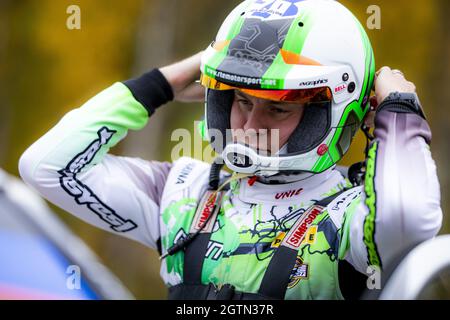 Lappi Esapekka (fin), RTE-Motorsport, Toyota Yaris WRC, portrait lors du rallye 2021 Finlande, 10e tour du WRC 2021 de la FIA, Championnat du monde du rallye FIA, du 1er au 3 octobre 2021 à Jyvaskyla, Finlande - photo: Nikos Katikis/DPPI/LiveMedia Banque D'Images