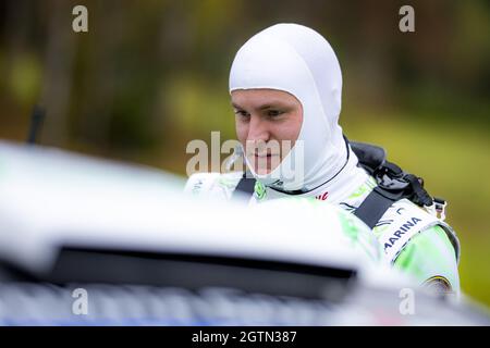 Lappi Esapekka (fin), RTE-Motorsport, Toyota Yaris WRC, portrait lors du rallye 2021 Finlande, 10e tour du WRC 2021 de la FIA, Championnat du monde du rallye FIA, du 1er au 3 octobre 2021 à Jyvaskyla, Finlande - photo: Nikos Katikis/DPPI/LiveMedia Banque D'Images