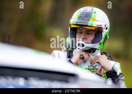 Lappi Esapekka (fin), RTE-Motorsport, Toyota Yaris WRC, portrait lors du rallye 2021 Finlande, 10e tour du WRC 2021 de la FIA, Championnat du monde du rallye FIA, du 1er au 3 octobre 2021 à Jyvaskyla, Finlande - photo: Nikos Katikis/DPPI/LiveMedia Banque D'Images