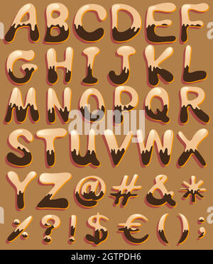 Alphabets Illustration de Vecteur