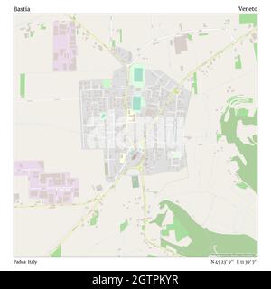 Bastia, Padoue, Italie, Vénétie, N 45 23' 9'', E 11 39' 7'', carte, carte intemporelle publiée en 2021.Les voyageurs, les explorateurs et les aventuriers comme Florence Nightingale, David Livingstone, Ernest Shackleton, Lewis et Clark et Sherlock Holmes se sont appuyés sur des cartes pour planifier leurs voyages dans les coins les plus reculés du monde. Timeless Maps dresse la carte de la plupart des sites du monde, montrant ainsi la réalisation de grands rêves Banque D'Images