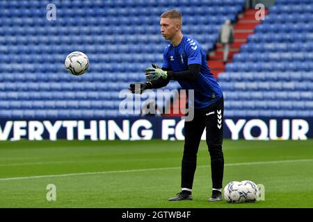 OLDHAM, ROYAUME-UNI. OCTOBRE 2 Kacper Danielewicz d'Oldham Athletic lors du match Sky Bet League 2 entre Oldham Athletic et Harrogate Town à Boundary Park, Oldham, le samedi 2 octobre 2021. (Credit: Eddie Garvey | MI News) Credit: MI News & Sport /Alay Live News Banque D'Images