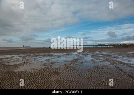 St. Anne's Sea Front, Lytham St. Anne's, Fylde Coast, Lancashire, Royaume-Uni Banque D'Images