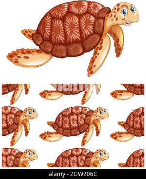 Motif sans couture isolé sur blanc Illustration de Vecteur