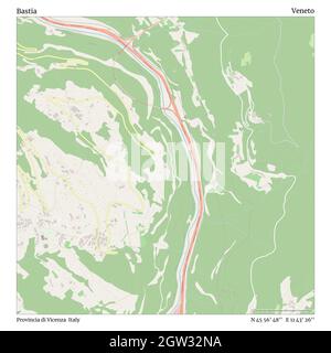Bastia, Provincia di Vicenza, Italie, Vénétie, N 45 56' 48'', E 11 43' 26'', carte, carte intemporelle publiée en 2021.Les voyageurs, les explorateurs et les aventuriers comme Florence Nightingale, David Livingstone, Ernest Shackleton, Lewis et Clark et Sherlock Holmes se sont appuyés sur des cartes pour planifier leurs voyages dans les coins les plus reculés du monde. Timeless Maps dresse la carte de la plupart des sites du monde, montrant ainsi la réalisation de grands rêves Banque D'Images