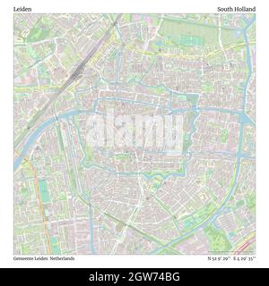 Leiden, Gemeente Leiden, pays-Bas, Hollande-Méridionale, N 52 9' 29'', E 4 29' 35'', carte, carte intemporelle publiée en 2021.Les voyageurs, les explorateurs et les aventuriers comme Florence Nightingale, David Livingstone, Ernest Shackleton, Lewis et Clark et Sherlock Holmes se sont appuyés sur des cartes pour planifier leurs voyages dans les coins les plus reculés du monde. Timeless Maps dresse la carte de la plupart des sites du monde, montrant ainsi la réalisation de grands rêves Banque D'Images