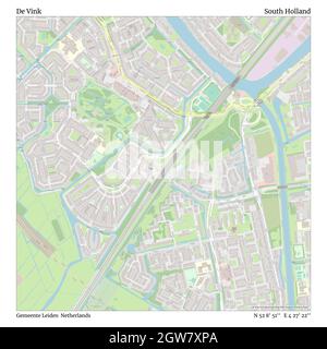 De Vink, Gemeente Leiden, pays-Bas, Hollande-Méridionale, N 52 8' 51'', E 4 27' 22'', carte, carte intemporelle publiée en 2021.Les voyageurs, les explorateurs et les aventuriers comme Florence Nightingale, David Livingstone, Ernest Shackleton, Lewis et Clark et Sherlock Holmes se sont appuyés sur des cartes pour planifier leurs voyages dans les coins les plus reculés du monde. Timeless Maps dresse la carte de la plupart des sites du monde, montrant ainsi la réalisation de grands rêves Banque D'Images