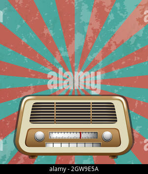 Radio Illustration de Vecteur