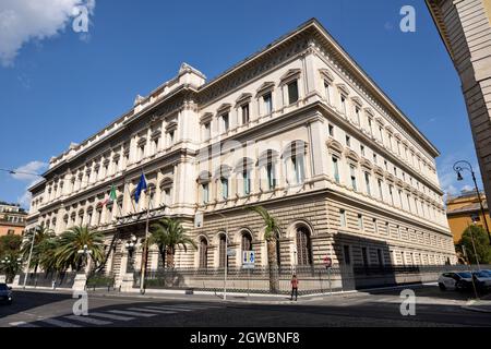 Italie, Rome, via Nazionale, Banca d'Italia, Banque d'Italie Banque D'Images