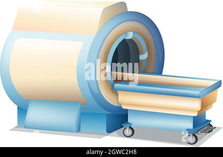 Machine IRM Illustration de Vecteur