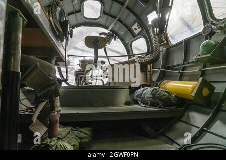 Un bombardier lourd Boeing B-17G Flying Fortress au musée Pima Air & Space, Tucson, Arizona. Banque D'Images