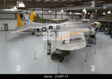 Un bombardier lourd Boeing B-17G Flying Fortress au musée Pima Air & Space, Tucson, Arizona. Banque D'Images