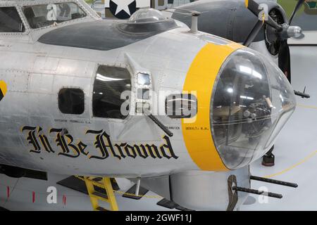 Un bombardier lourd Boeing B-17G Flying Fortress au musée Pima Air & Space, Tucson, Arizona. Banque D'Images