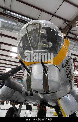 Un bombardier lourd Boeing B-17G Flying Fortress au musée Pima Air & Space, Tucson, Arizona. Banque D'Images