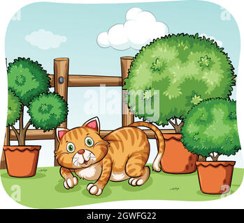 Chaton Illustration de Vecteur