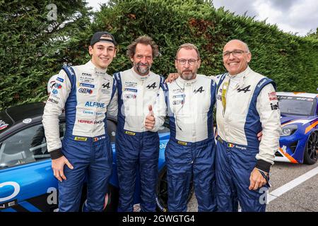 DE GROODT STÉPHANE (BEL), COURS DE CHAZEL TECHNOLOGIE, PORTRAIT, DE WILDE UGO (BEL), COURSES DE HERRERO, PORTRAIT, BOURGOIS PHILIPPE (BEL), COURS DE CHAZEL TECHNOLOGIE, Portrait au cours du 5ème tour de la coupe Europa 2021, du 1er au 3 octobre 2021, sur le circuit Paul Ricard, au Castellet, France - photo Marc de Mattia / DPPI Banque D'Images