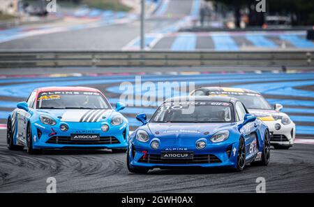 110 DE GROODT Stéphane (bel), COURS DE CHAZEL TECHNOLOGIE, action lors du 5ème tour de la coupe Alpine Europa 2021, du 1er au 3 octobre 2021 sur le circuit Paul Ricard, au Castellet, France - photo Clément Luck / DPPI Banque D'Images