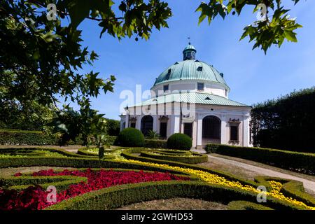 Europe jardin baroque Kromeriz République tchèque jardins à couper le souffle Banque D'Images