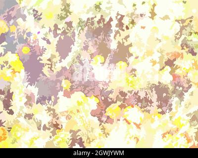 Texture colorée et lumineuse magnifique arrière-plan d'automne pour les textiles ou le papier peint. Motif floral orange-jaune en fleur pour des textures Banque D'Images