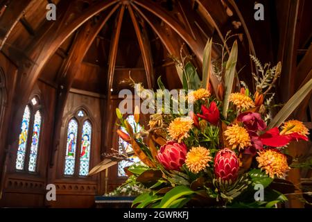 Vieille cathédrale Saint-Paul, Wellington, Île du Nord, Nouvelle-Zélande Banque D'Images