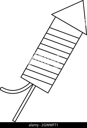 L'icône de style contour piège Illustration de Vecteur