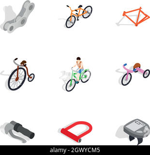 Location sport icons set Illustration de Vecteur