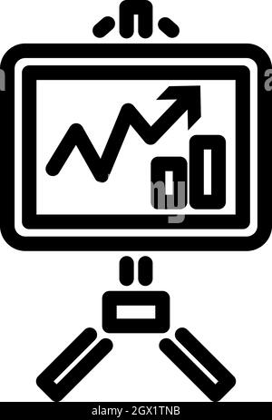 Icône support analytique Illustration de Vecteur