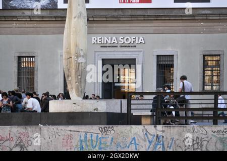 MADRID, ESPAGNE, 11 avril 2011 : Musée Reina Sofia (Museo Nacional Centro de Arte Reina Sofia), musée espagnol d’art contemporain ouvert en 1990 Banque D'Images