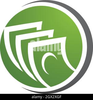 Modèle de vecteur de logo d'argent destiné aux entreprises Illustration de Vecteur