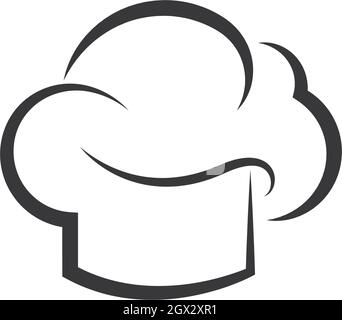 Chef hat modèle logo vector illustration Illustration de Vecteur