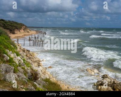 L'cuisine, côte ouest de l'île d'Oléron, France, Banque D'Images